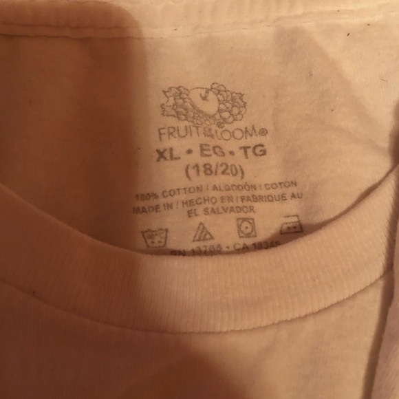 (UNISEX YOUTH/KIDS) White T Shirt Bundle (3) - Picture 2 of 5